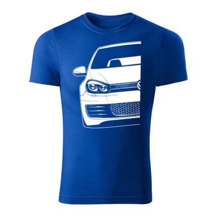 volkswagen golf mk6 gti half panske tricko 2 kralovska modra