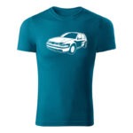 volkswagen golf mk4 panske tricko 2 petrolejova modra