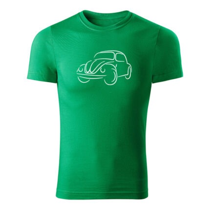 volkswagen beetle line panske tricko 1 travova zelena