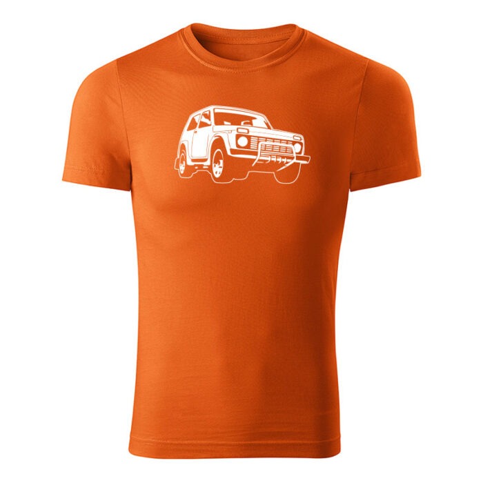 lada niva 4x4 panske tricko 1 oranzova