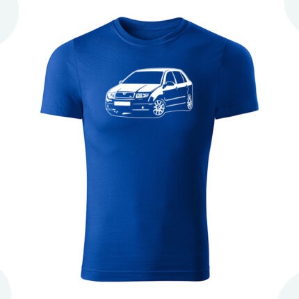 skoda fabia i panske tricko 1 kralovska modra