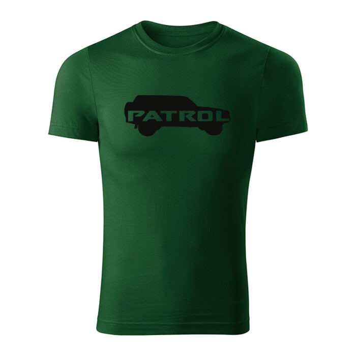 nissan patrol ghost panske tricko tmavozelena