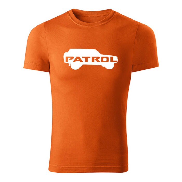 nissan patrol ghost panske tricko 1 oranzova