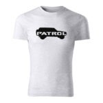 nissan patrol ghost panske tricko bledosiva