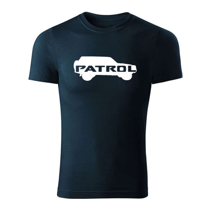 nissan patrol ghost panske tricko 1 tmavomodra