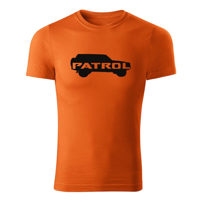 nissan patrol ghost panske tricko oranzova