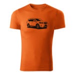nissan patrol y62 panske tricko oranzova