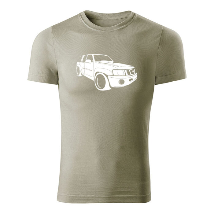 nissan patrol y61 panske tricko 1 svetla khaki