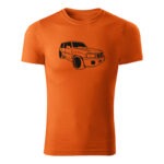 nissan patrol y61 panske tricko oranzova