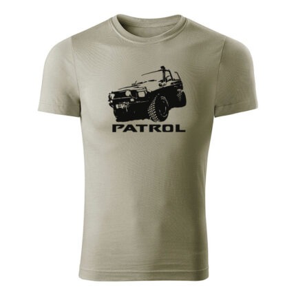 nissan patrol offroad panske tricko svetla khaki