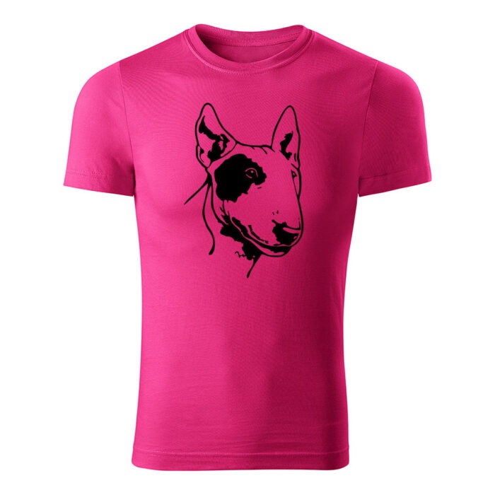 bull terrier panske tricko 180 g m2 purpurova