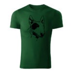 bull terrier panske tricko 180 g m2 tmavozelena