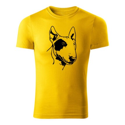 bull terrier panske tricko 180 g m2 zlta
