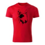 bull terrier panske tricko 180 g m2 cervena