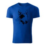 bull terrier panske tricko 180 g m2 kralovska modra
