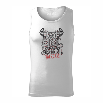 Pánske tielko / top Eat sleep barbel repeat 2