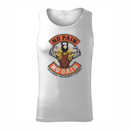 Pánske tielko / top No pain no gain bodybuilder