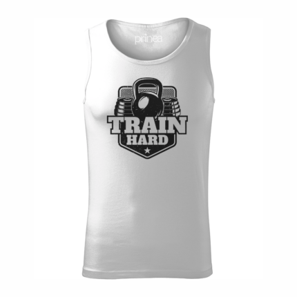 Pánske tielko / top Train hard kettlebell