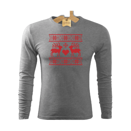 Tričko pánske dlhý rukáv Retro soby