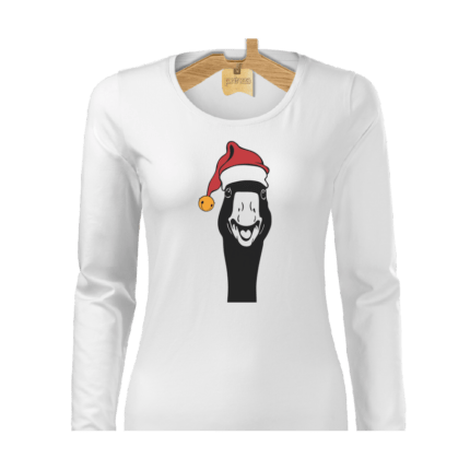 Tričko dámske dlhý rukáv Santa gunár